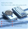 Yoobao LC4 10000mAh Built-in Dual Cable Multi-functional Portable Power SupplY