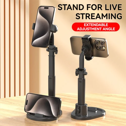 Mobile Selfie Holder Stream Photo Live Shooting For Phone Desktop Put Table Portable Cellphone Adjust